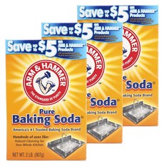 鐵鎚牌 純淨小蘇打粉, 3個, 907g