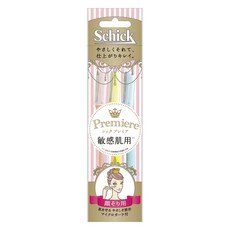 Schick 舒適牌 Premier敏感肌用臉部用美體刀 3入組, 1個
