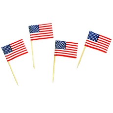 CHEF CRAFT 美國國旗牙籤, 1個, 50件