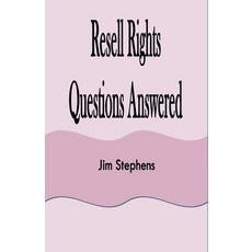 (英文圖書) Resell Rights Questions Answered 平裝版, Rwg Publishing, 英文