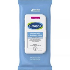 Cetaphil 舒特膚 溫和皮膚清潔濕巾 敏感肌 12*20cm, 1個, 25入