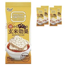 Kofukubeikoku從早晨開始酥脆糙米效果糙米餅 15個入, 5個