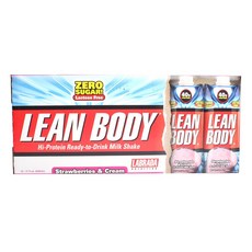 LABRADA NUTRITION 高蛋白奶昔粉 500ml, 草莓和奶油, 12件