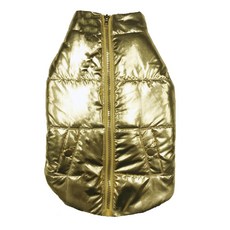 fabdog 金屬Pumul紙漿狗填充外套, 金子