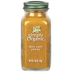 Simply Organic 辣咖哩粉, 1個, 79g