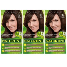 NATURTINT 染髮劑, 3個, 4G金板栗