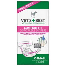 VET'S BEST 寵物用清潔墊 XS號, 12件, 1件