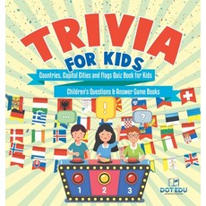 (英文圖書)Trivia for Kids Countries Capital Cities and Flags Quiz Book for Kids Children'... 精裝版, Dot Edu, 英文