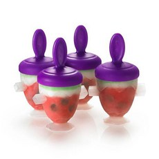 Cuisipro 迷你恐龍流行模具冰淇淋模具, 4件, 紫色的