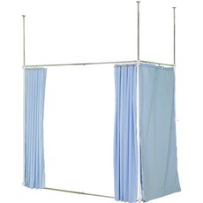 巴塞隆納伸縮屏風-(AL70x105)L型伸縮防塵屏風(可當防疫隔離屏風), 蘋果綠