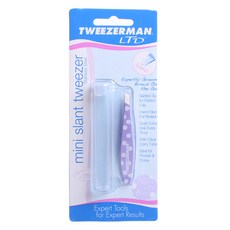 TWEEZERMAN LTD 迷你斜鑷子, 1個, 波點薰衣草