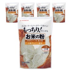 Namisato 麵包用高筋米粉, 5個, 500g