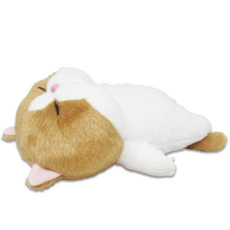 棒貓 躺平貓娃娃 S size 睡覺貓 療癒貓 貓咪玩偶 全店免運, 茶白, 1個