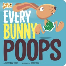 (英文圖書) Every Bunny Poops Board Books, Capstone Editions, 英文, 硬頁書