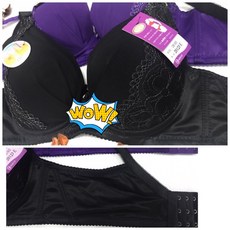 A&J #20123 D罩杯（小E罩杯）立體薄襯 3排扣寬版包覆 蕾絲內衣