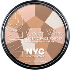 NYC 色輪馬賽克蜜粉, 1個, 半透明熒光筆