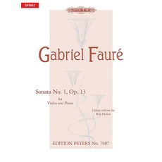 (英文圖書) Violin Sonata No. 1 in a Op. 13: Urtext 平裝版, Alfred Music, 英文
