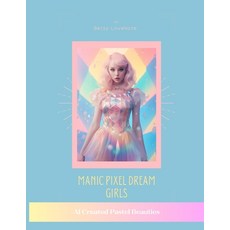 (英文圖書) Manic Pixel Dream Girls: AI Created Pastel Beauties 平裝版, Independently Published, 英文