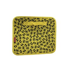 棉花田科技 勇腳收納置物盒 黃色 可愛圖案設計 摺疊收納箱 置物籃