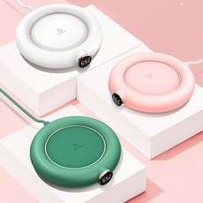 USB三檔恆溫加熱保溫杯墊/暖氣杯墊, 白色精美包裝, 1套