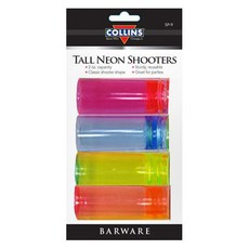 Collins 霓虹雞尾酒杯, 4件