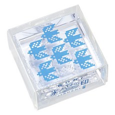 KING JIM HITOTOKI 冰塊水晶印章 鳥 33mm, 1個, 不適用