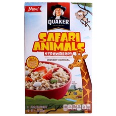 QUAKER 桂格 即食草莓燕麥片, 1盒, 400g
