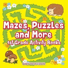 (英文圖書) Mazes Puzzles and More 1st Grade Activity Books 平裝版, Baby Professor, 英文