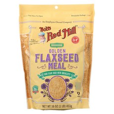 Bob's Red Mill 無麩質黃金亞麻籽粉, 1包, 453g