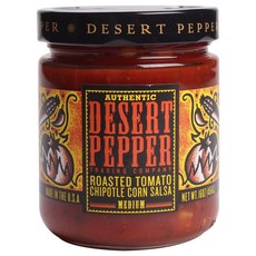 DESERT PEPPER 烤番茄墨西哥辣椒玉米莎莎醬, 1個, 454克