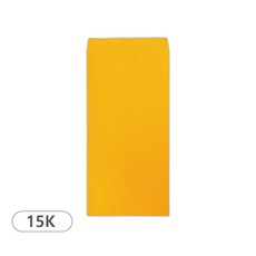 黃牛皮信封 15K (22.3x10.5cm) - 優質牛皮紙信封，適用於各式卡片、文件寄送, 500個