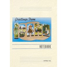 (英文圖書) Vintage Lined Notebook Greetings from Idaho 平裝版, Found Image Press, 英文