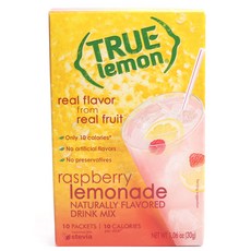 TRUE Lemonade 覆盆莓檸檬水沖泡粉 10入, 1個, 30克