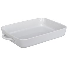 BIA Cordon Bleu 矩形麵包師 35.6 厘米焗烤盤, 1個, 白色的