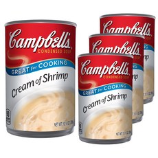 Campbell's 金寶 蝦子奶油濃湯罐頭, 4罐, 298g