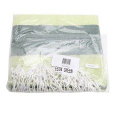 德克毛巾 土耳其沙灘巾, 1個, Esin Green