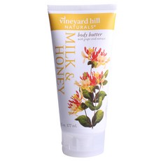 VINEYARD HILL NATURALS 蜂蜜牛奶保濕乳液, 牛奶和蜂蜜, 1入, 177ml