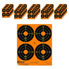 caldwell Bulls Eye Shooting 狩獵用品 10cm, 25件, 橘子