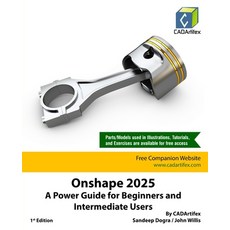 (英文圖書) Onshape 2025: A Power Guide for Beginners and Intermediate Users 平裝版, Cadartifex, 英文