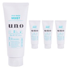 SHISEIDO 資生堂 Uno男仕保濕泡沫洗面乳, 4條, 130g
