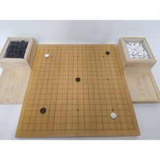 圍棋套組 加重圍棋 五子棋, 精瓷+松木罐+新榧盤 (只能郵局配送)