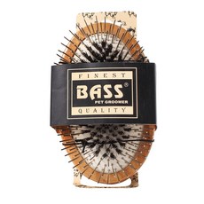 BASS 鋼絲孔寵物美容器農場風格寵物刷, 1個
