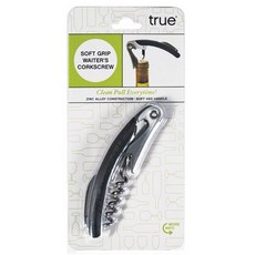 true Curve 柔軟觸感開瓶器, 1個, 黑色的