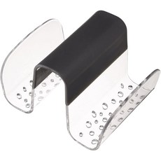 SPECTRUM Diversified Designs Kora海綿&刷具水槽瀝水架, 1個, 黑色+透明