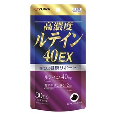 YUWA LIVE LIFE COLLECTION 有輪商店 高濃度葉黃素40EX軟膠囊, 1個, 60片