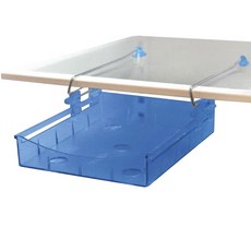 Fab Findz 抽屜式冰箱與書桌置物架 冰箱滑軌層架, 1個, 藍色