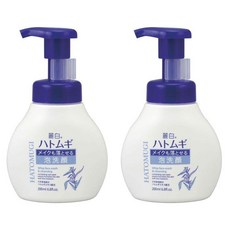 KUMANO 熊野油脂 麗白薏仁按壓式泡沫洗面乳, 2個, 200ml
