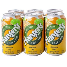 HansEn's natural 無麩質柑橘青檸檬汽水, 6件, 355毫升