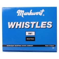 Markwort 鍍鎳哨子 BW1 哨子, 銀色, 1個