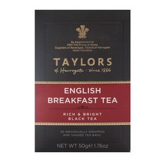 TAYLORS 泰勒茶 英式紅茶, 2.5g, 20包, 1盒